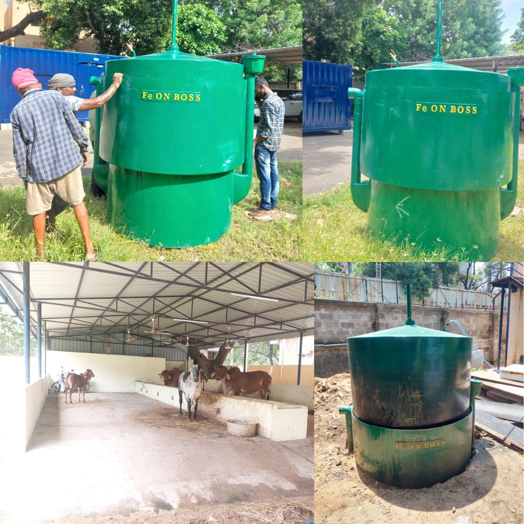 50Kg Biogas Plant at Hrithvi Real Estate, Greems road, Chennai