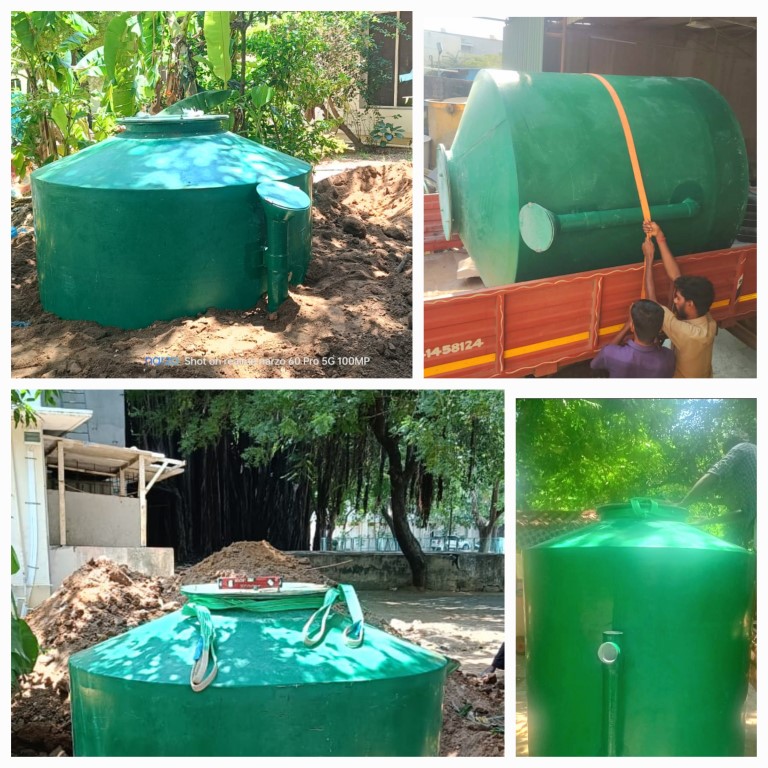 50kg Biogas Plant - Agurchand Manmull Jain college, Chennai